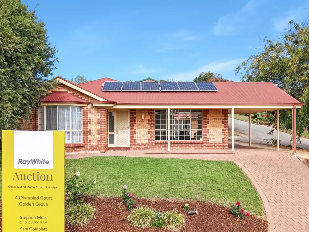 4 Olympiad Court, Golden Grove — sold by Stephen Moss