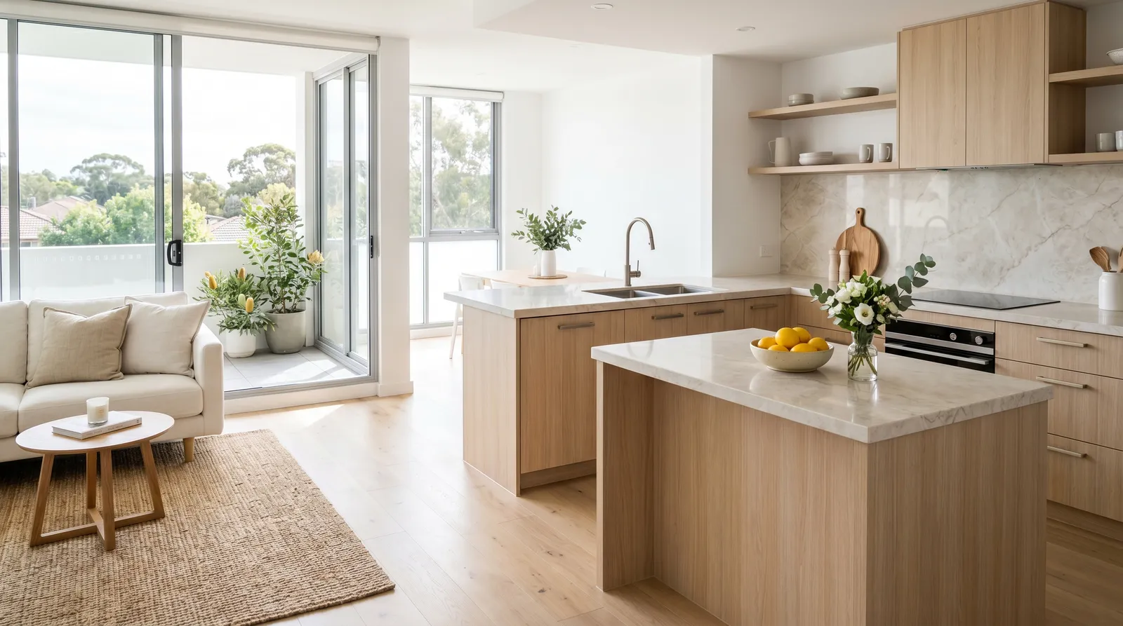 A bright, clean and decluttered home ready for an inspection